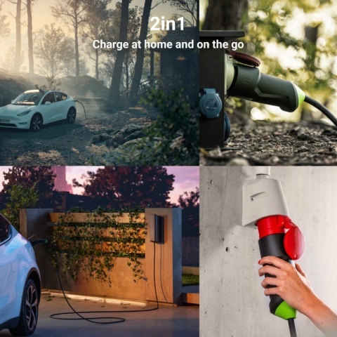 Green Cell Habu EVGC01 11kW TYPE 2 7M Bluetooth/GSM 2G