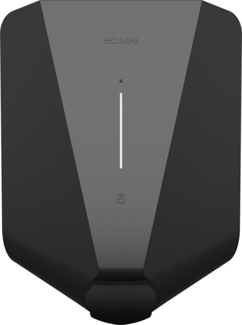 Easee Charge UP 22kW Front Czarny Mat