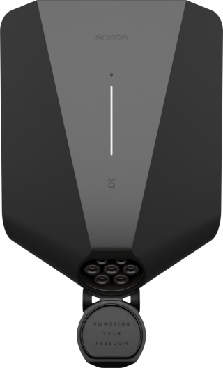 Easee Charge Core 22kW Front Czarny Mat