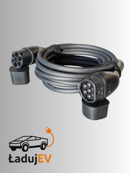 Kabel prosty 11kW typ 2 - długość 5m