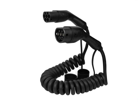 Kabel spiralny 11kW typ 2 - długość 7m