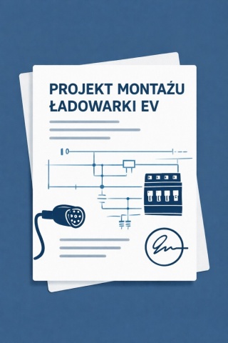 Projekt montażu ładowarki EV - bez ekspertyzy