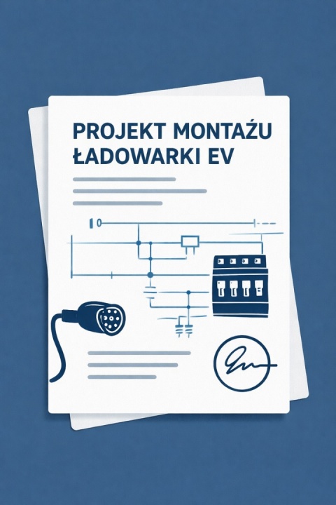 Projekt montażu ładowarki EV - bez ekspertyzy