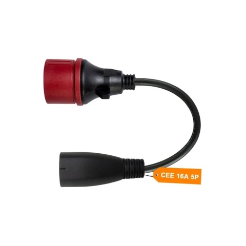 AmperePoint Q PRO - adapter CEE 16 A 5P, czerwony
