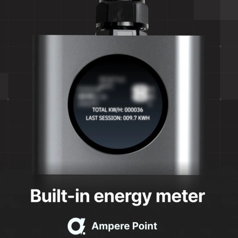 AmperePoint Q11 PRO + 2 adaptery 11 kW Type 2 - ładowarka przenośna, 7,5 m, Wi-Fi
