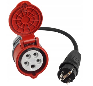 AmperePoint - adapter Schuko na CEE 32 A 5P