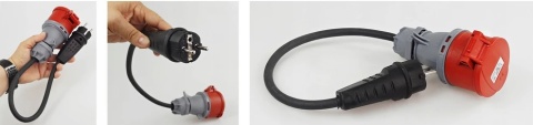 AmperePoint - adapter Schuko na CEE 32 A 5P