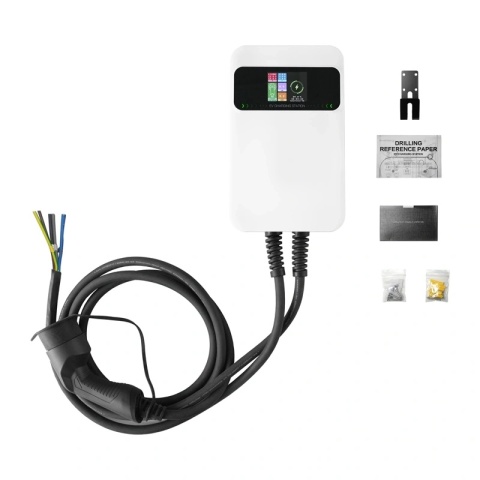 BESEN SQ20 11 kW APP - wallbox 11 kW z kablem Type 2 5 m, Bluetooth i aplikacją EVSEMaster