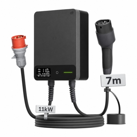 Wallbox dé 11 kW - kabel Type 2 o długości 7 m, Wi-Fi/Bluetooth