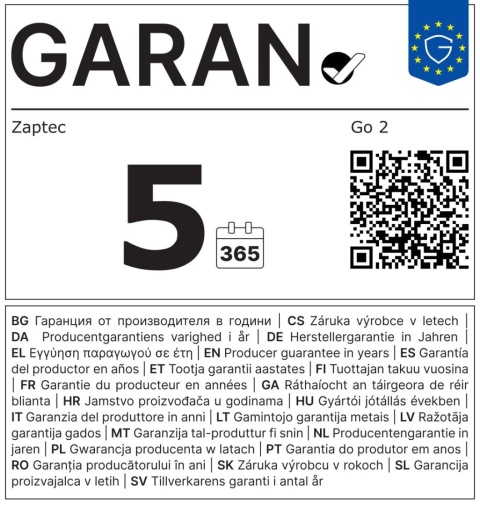 Zaptec Go 2 22 kW - wallbox z licznikiem MID, wyświetlaczem, 4G i OCPP